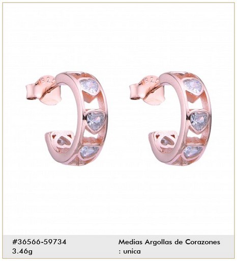 ARGOLLAS DE PLATA 925 