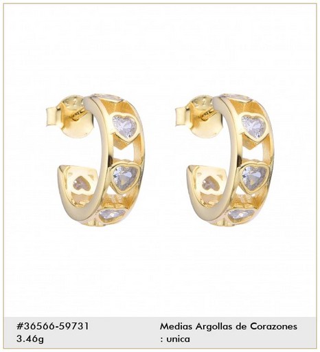 ARGOLLAS DE PLATA 925 