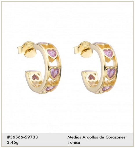 ARGOLLAS DE PLATA 925 