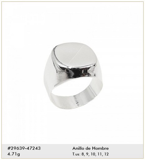 ANILLO DE PLATA 925