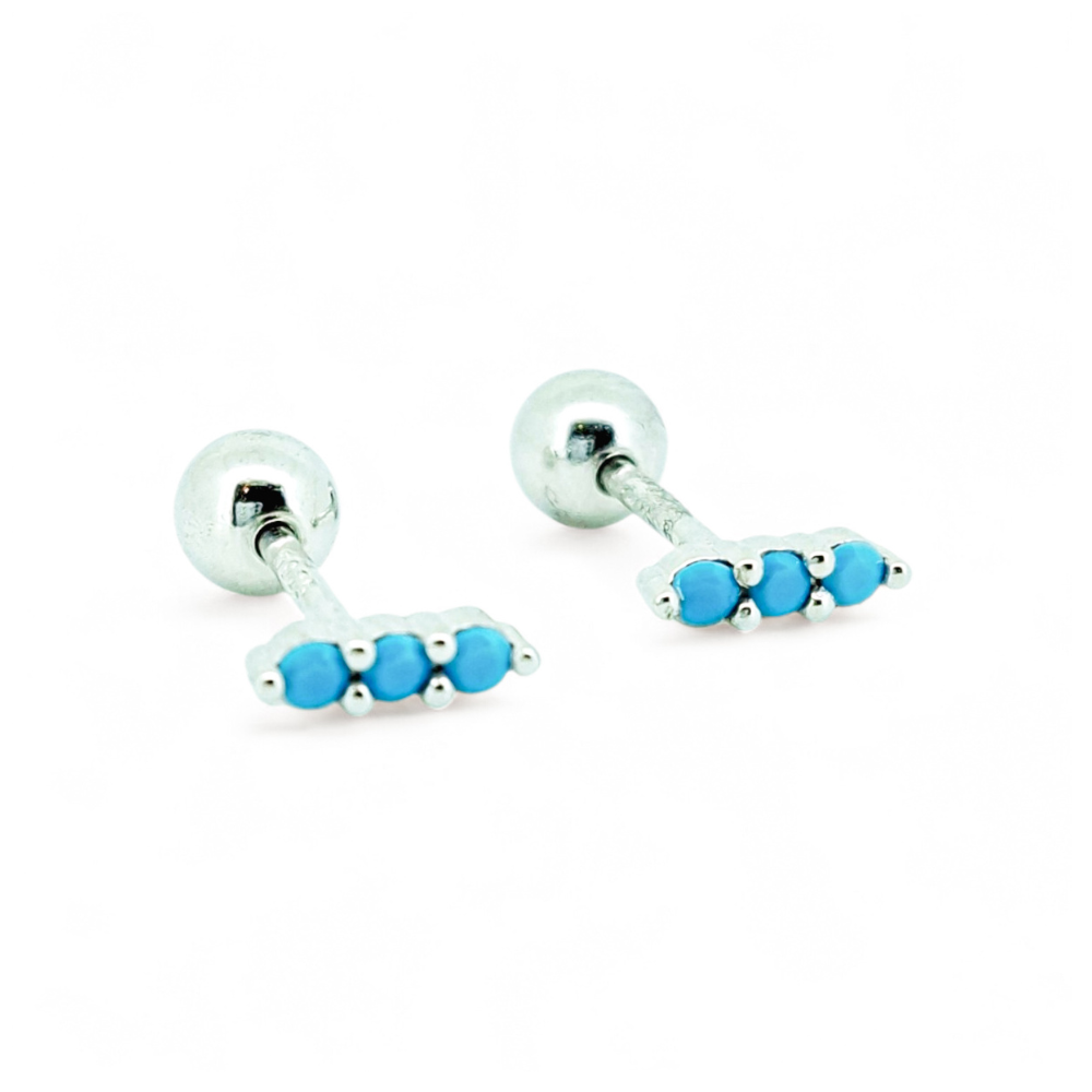 ARETES PLATA 925 