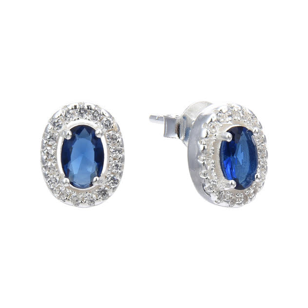 OVALO ZIRCONIA AZUL
