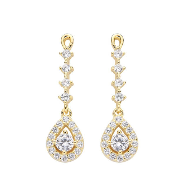 COLGANTE ZIRCONIAS Y GOTA CON ZIROCNIAS