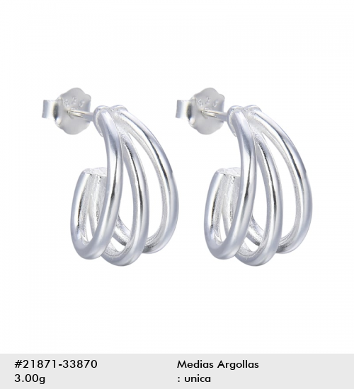 ARETES DE PLATA 925