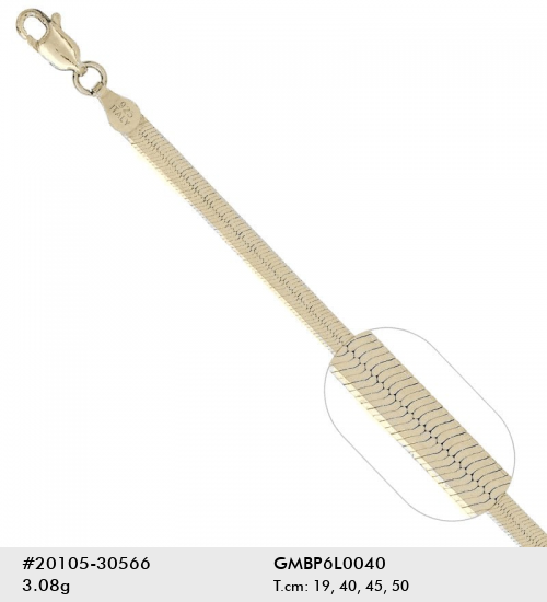 CADENA DE PLATA 925 OMEGA SERPIENTE