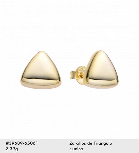 ARETE DE PLATA 925 TRIANGULO LISO