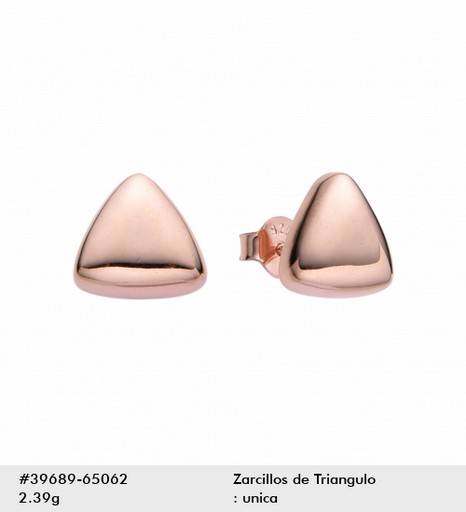 ARETE DE PLATA 925 TRIANGULO LISO