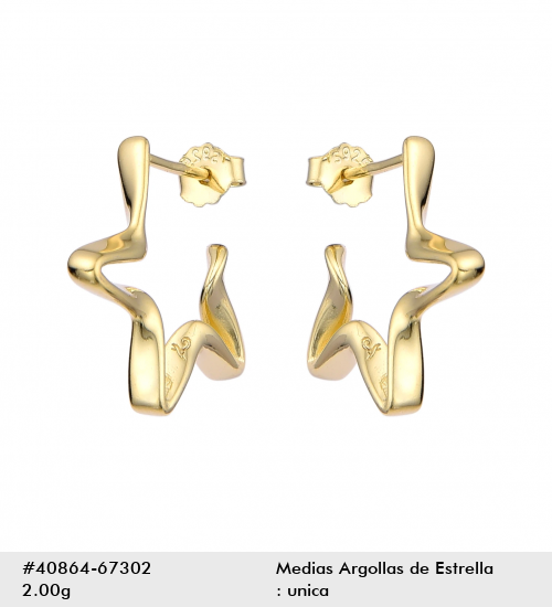 ARETES DE PLATA