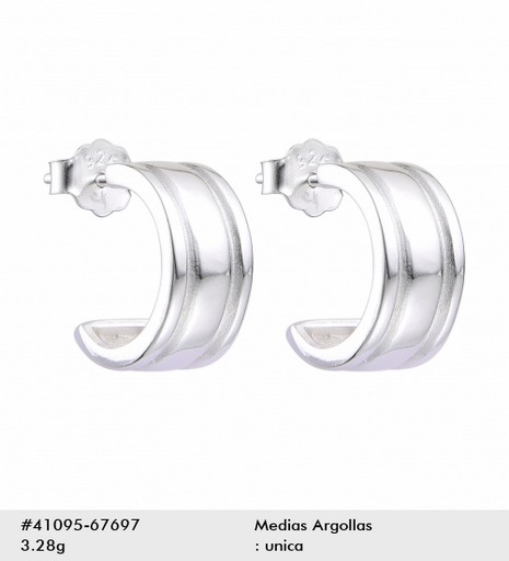 ARETES DE PLATA