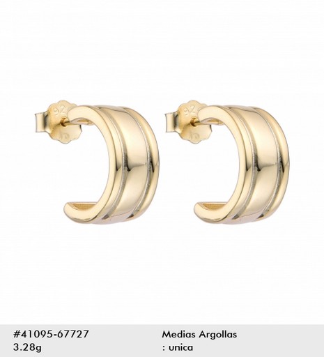 ARETES DE PLATA
