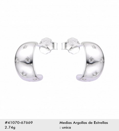 ARETES DE PLATA