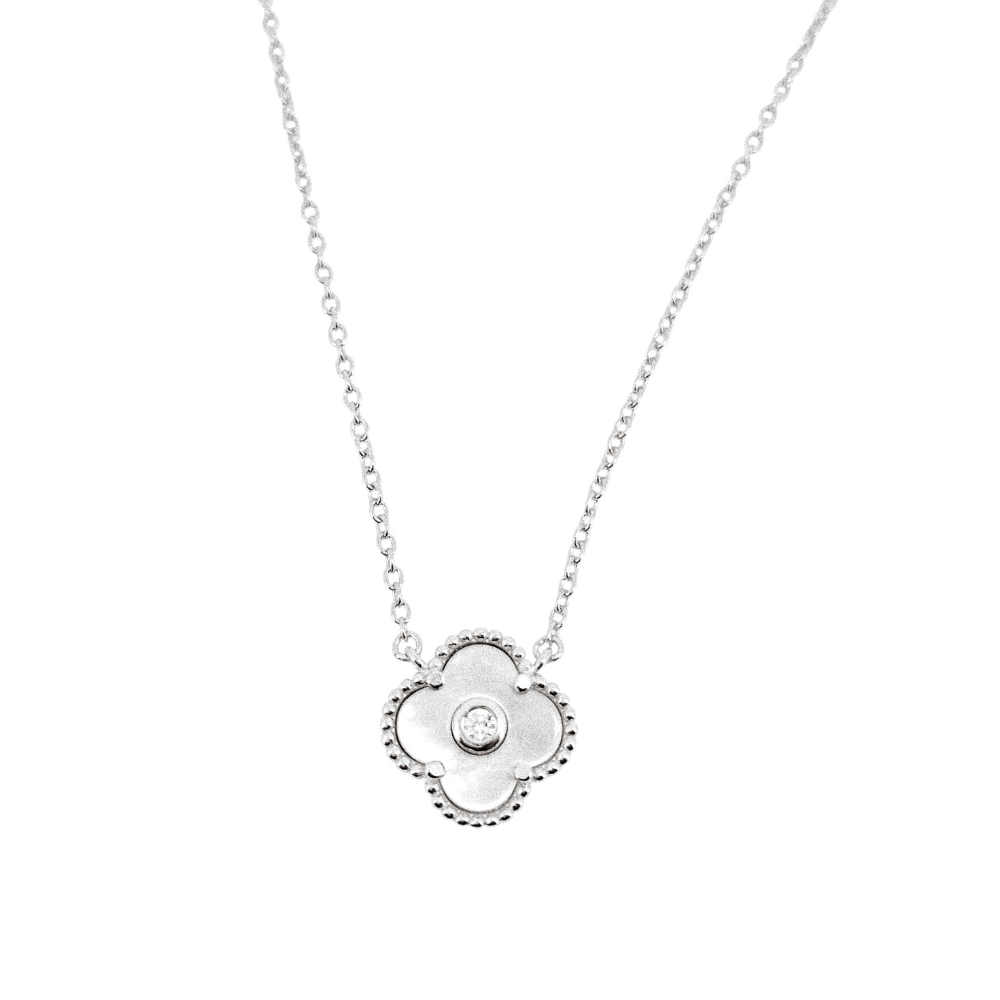 CADENA DE PLATA 925 VAN CLEEF NACAR-BISEL