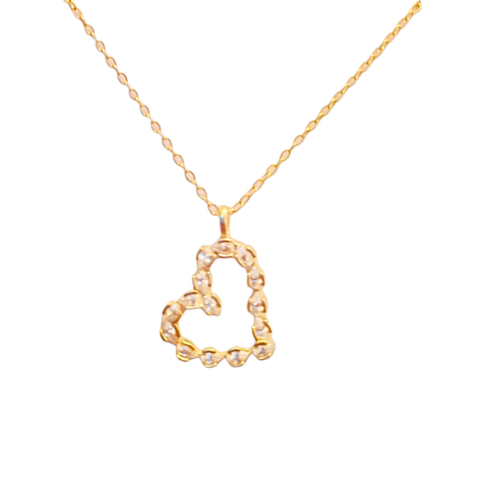 FORMA DE CORAZON CON CIRCONIAS