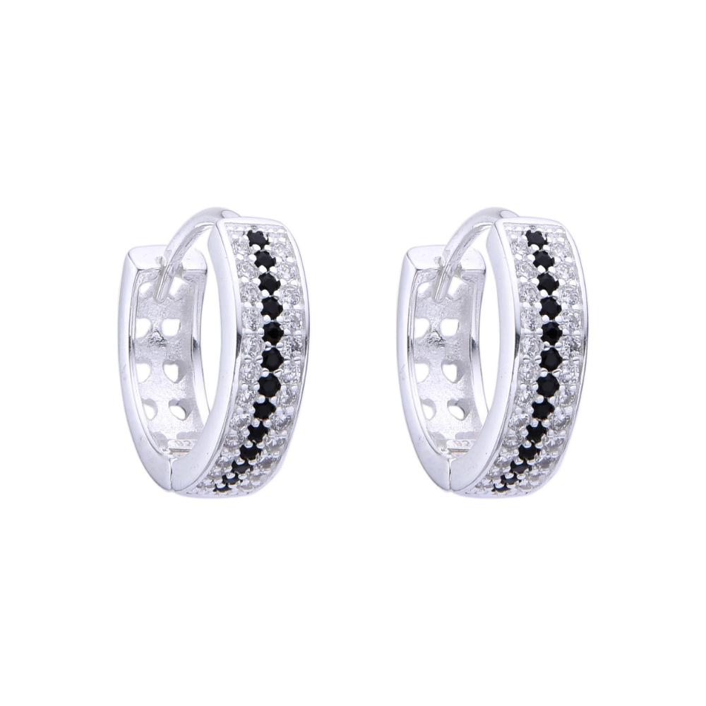 ARGOLLA DE PLATA 925 C AZUL-BLANCO