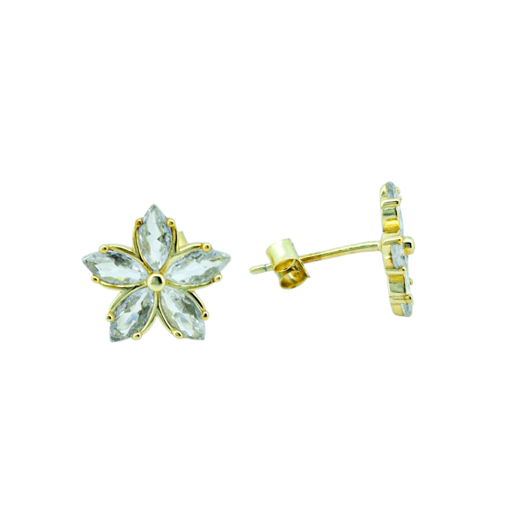 ARETE DE PLATA 925 FLOR